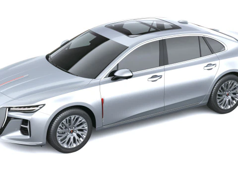 Hongqi Ousado H5 2026 Modelo 3D