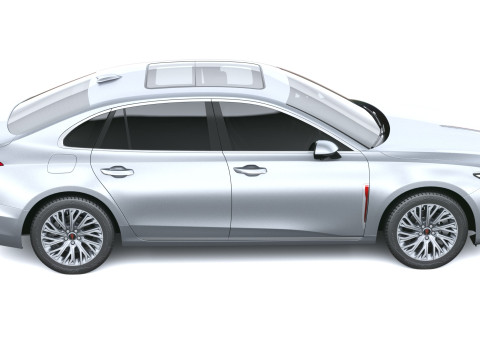 Hongqi Ousado H5 2026 Modello 3D