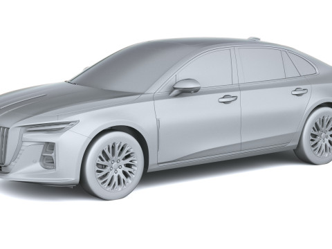 Hongqi Ousado H5 2026 Modello 3D