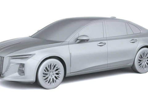 Hongqi Ousado H5 2026 Modelo 3D