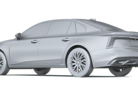 Hongqi Ousado H5 2026 Modello 3D