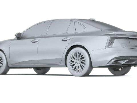 Hongqi Ousado H5 2026 Modelo 3D