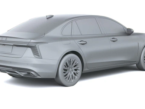 Hongqi Ousado H5 2026 Modelo 3D