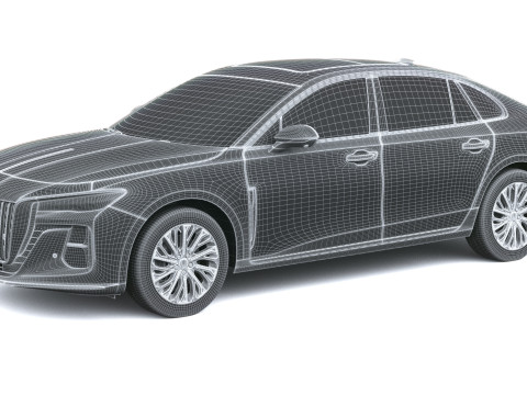 Hongqi Ousado H5 2026 Modello 3D