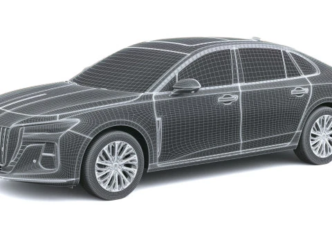 Hongqi Ousado H5 2026 Modelo 3D