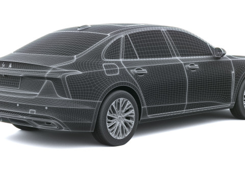 Hongqi Ousado H5 2026 Modello 3D