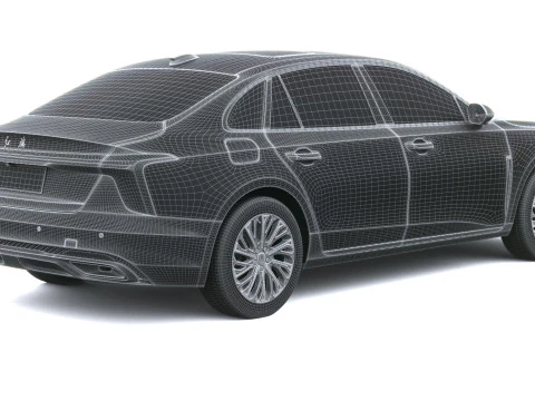 Hongqi Ousado H5 2026 Modelo 3D