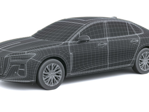 Hongqi Ousado H5 2026 Modello 3D