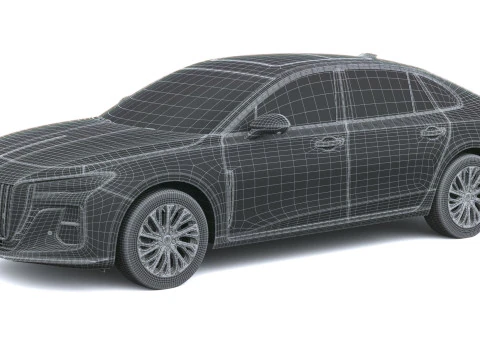 Hongqi Ousado H5 2026 Modelo 3D