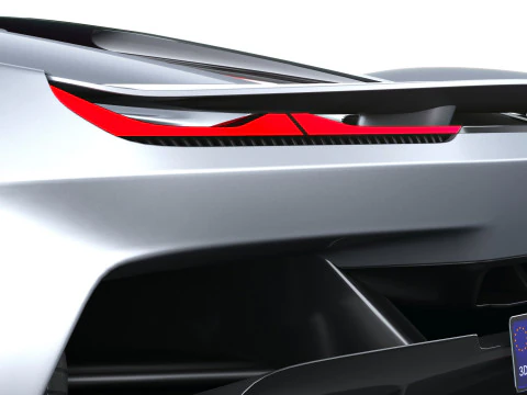 Chevrolet Corvette CX Concept 2025 LowPoly Modelo 3D