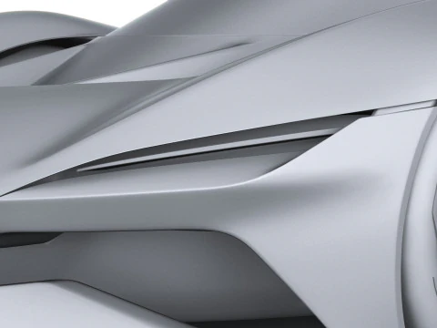 Chevrolet Corvette CX Concept 2025 LowPoly Modelo 3D