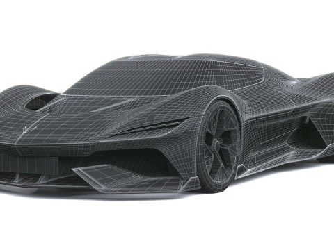 Chevrolet Corvette CX Concept 2025 LowPoly Modelo 3D