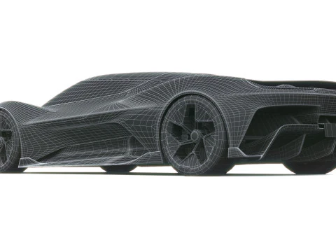 Chevrolet Corvette CX Concept 2025 LowPoly Modelo 3D