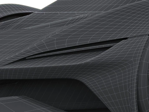 Chevrolet Corvette CX Concept 2025 LowPoly Modelo 3D