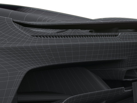 Chevrolet Corvette CX Concept 2025 LowPoly Modello 3D