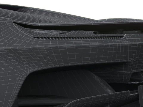 Chevrolet Corvette CX Concept 2025 LowPoly Modelo 3D