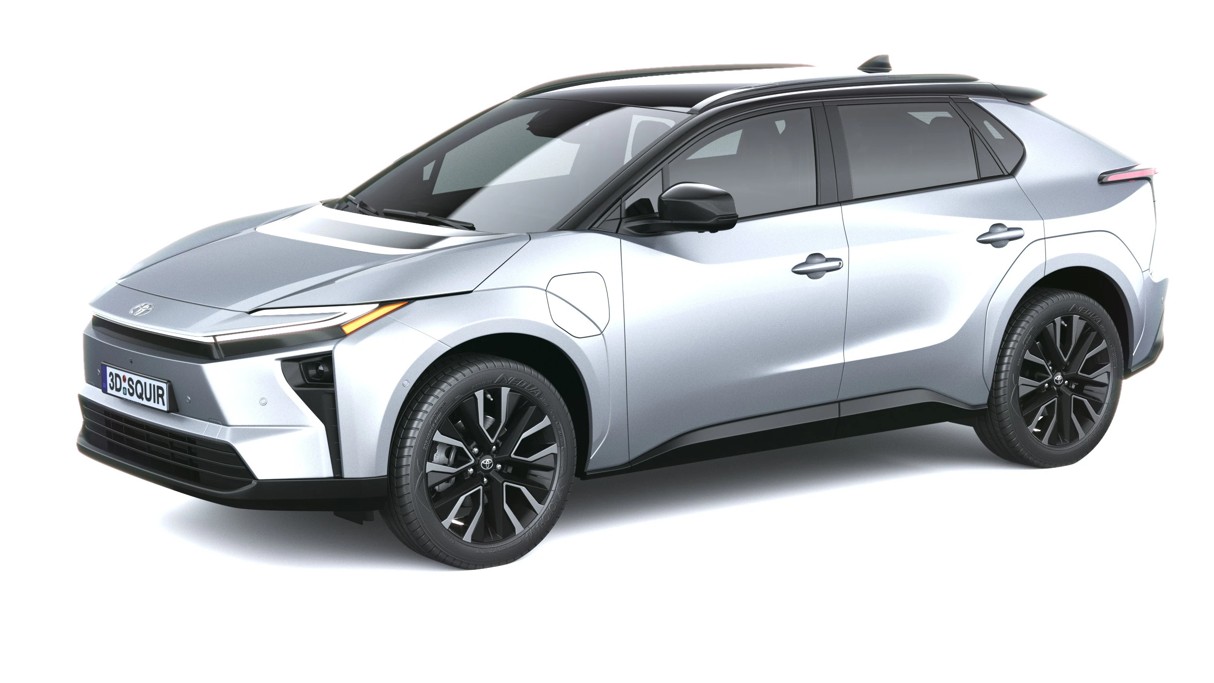 Toyota bZ 2026 3D Model .c4d .max .obj .3ds .fbx .stl .blend 