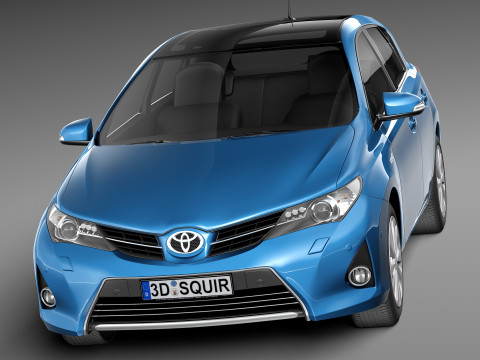 Toyota Auris 2013 3D Model