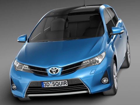 Toyota Auris 2013 3D Model