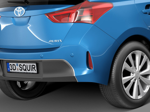 Toyota Auris 2013 3D Model