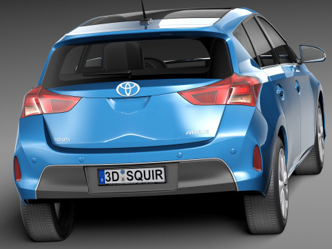 Toyota Auris 2013 3D Model