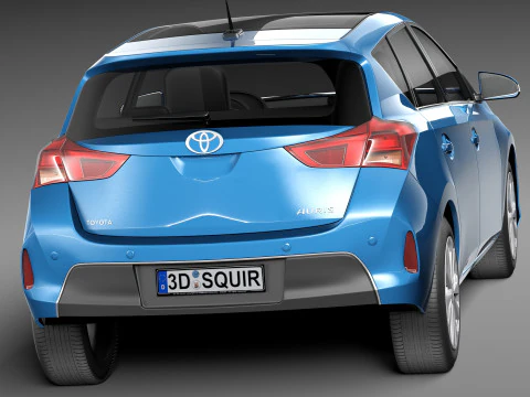 Toyota Auris 2013 3D Model