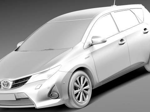 Toyota Auris 2013 3D Model