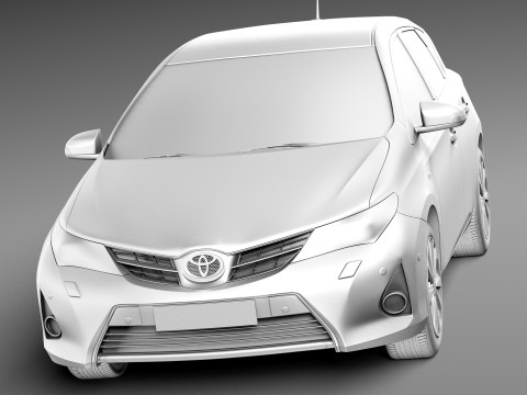 Toyota Auris 2013 3D Model