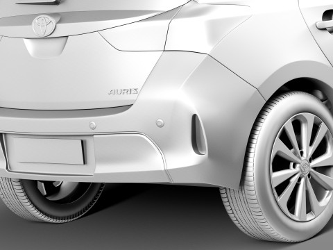 Toyota Auris 2013 3D Model