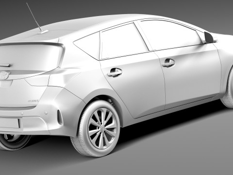 Toyota Auris 2013 3D Model