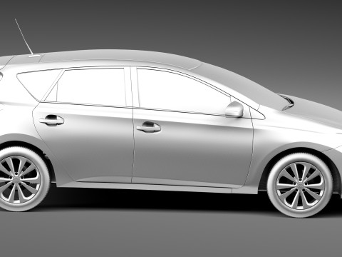 Toyota Auris 2013 3D Model
