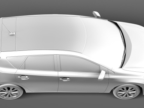 Toyota Auris 2013 3D Model