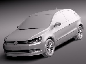 Volkswagen Gol 2013 Model 3D