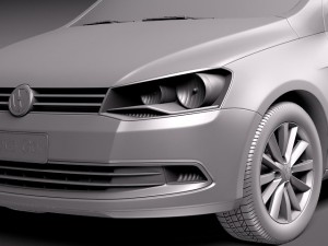 Volkswagen Gol 2013 Model 3D