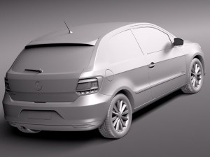 Volkswagen Gol 2013 Model 3D