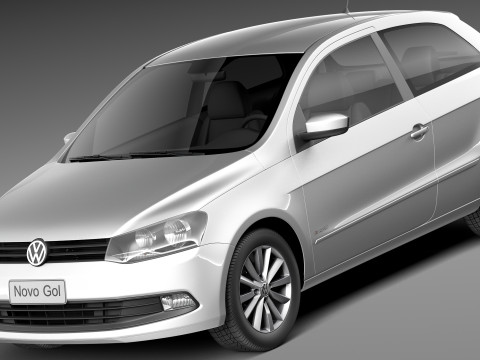 Volkswagen Gol 2013 3D 模型