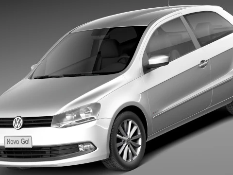 Volkswagen Gol 2013 3D Model