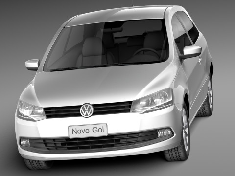 Volkswagen Gol 2013 3D 模型