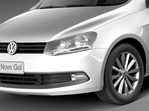 Volkswagen Gol 2013 3D Model