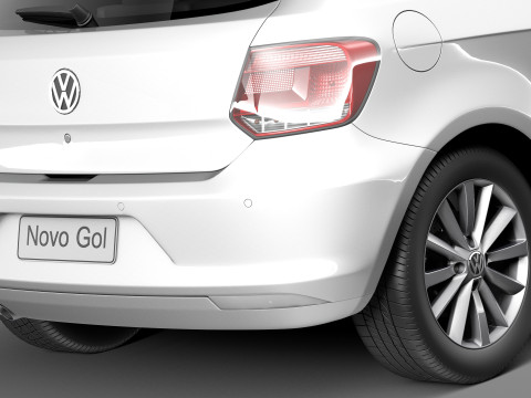 Volkswagen Gol 2013 3D 模型