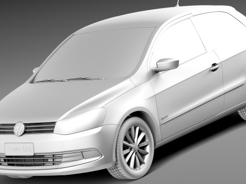 Volkswagen Gol 2013 3D 模型