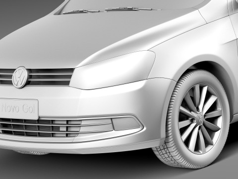 Volkswagen Gol 2013 3D 模型