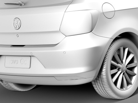Volkswagen Gol 2013 3D 模型