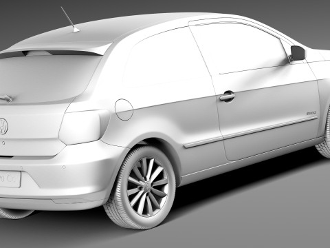 Volkswagen Gol 2013 3D 模型
