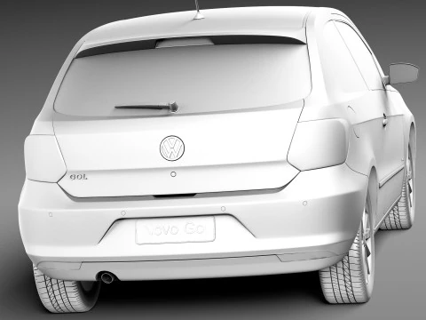 Volkswagen Gol 2013 3D Model