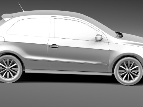 Volkswagen Gol 2013 3D 模型