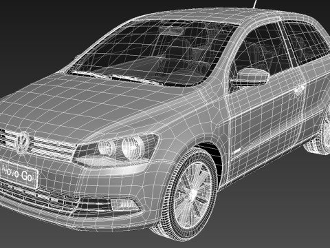 Volkswagen Gol 2013 3D 模型