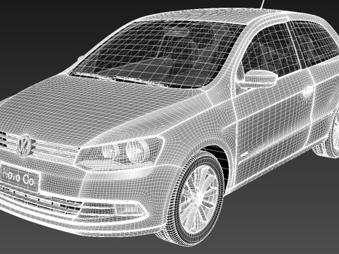 Volkswagen Gol 2013 3D 模型