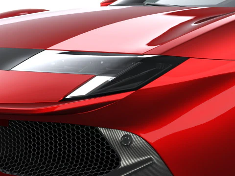 Ferrari 849 Testarossa 2026 LowPoly Modello 3D