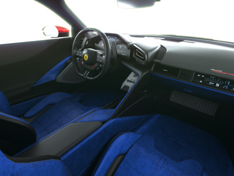 Ferrari 849 Testarossa 2026 LowPoly 3D Model